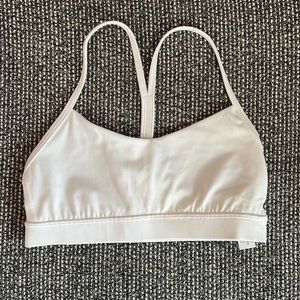 White Lulu Lemon Bra new condition